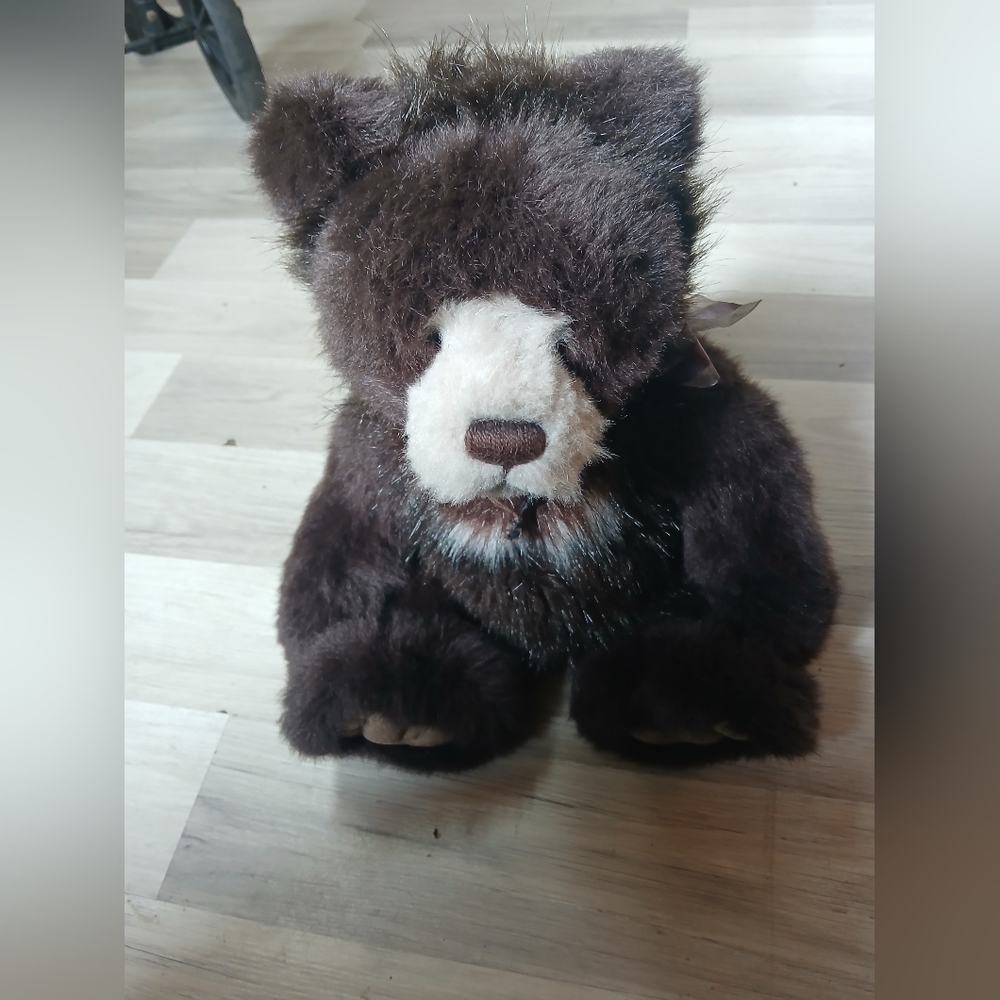 Charming Brown and White Plush Bear 2018 Collection Bears